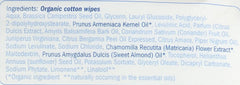 Natracare Organic Cotton Baby Wipes with chamomile oils deliver a soothing scent.