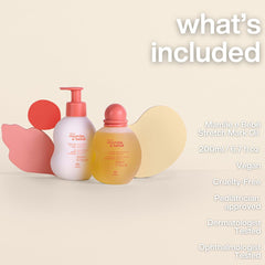 Natura Mamae e Bebe almond oil close-up showing nourishing texture.