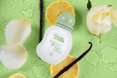 Natura Mamae-e-Bebe Colonia fragrance swatch highlights fresh, comforting scent for everyday use.