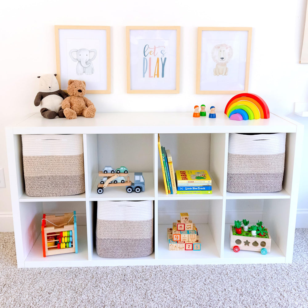 NaturalCozy Kallax shelf insert showing extra 15% space.