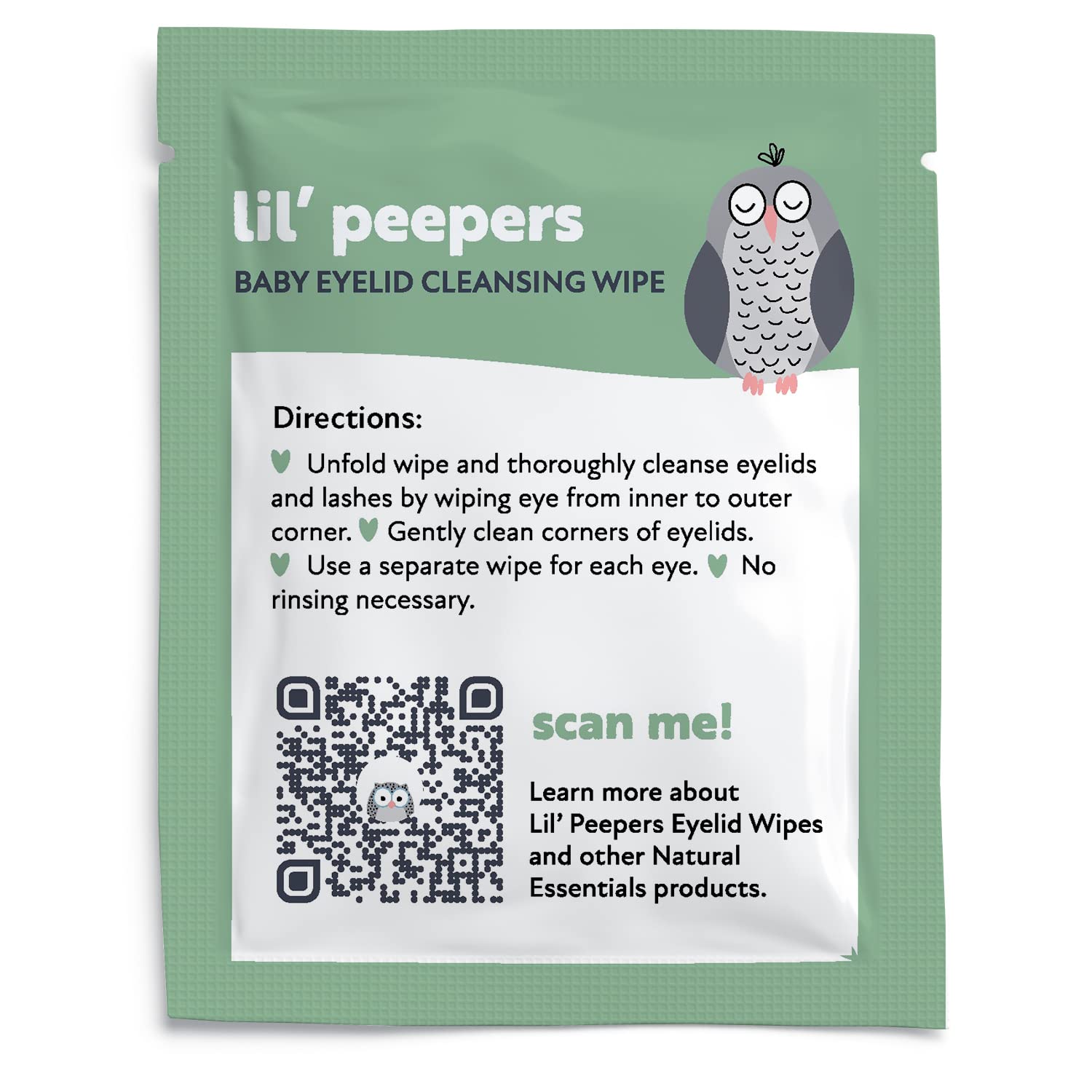 Lil Peepers can be cooled for extra soothing relief around the eyes