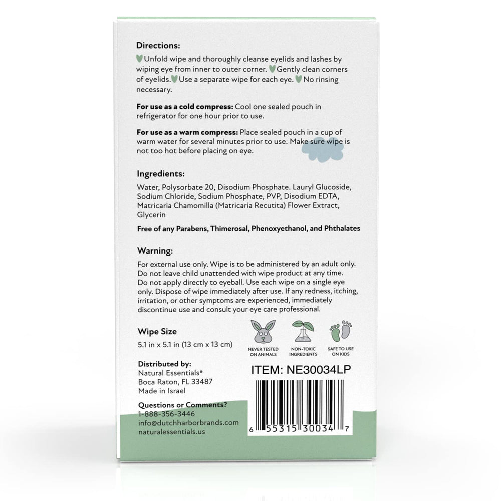 Lil Peepers hypoallergenic ophthalmological tested label for safety