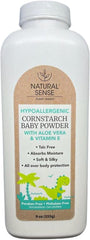Natural Sense baby powder bottle pour for delicate, moisture-absorbent care