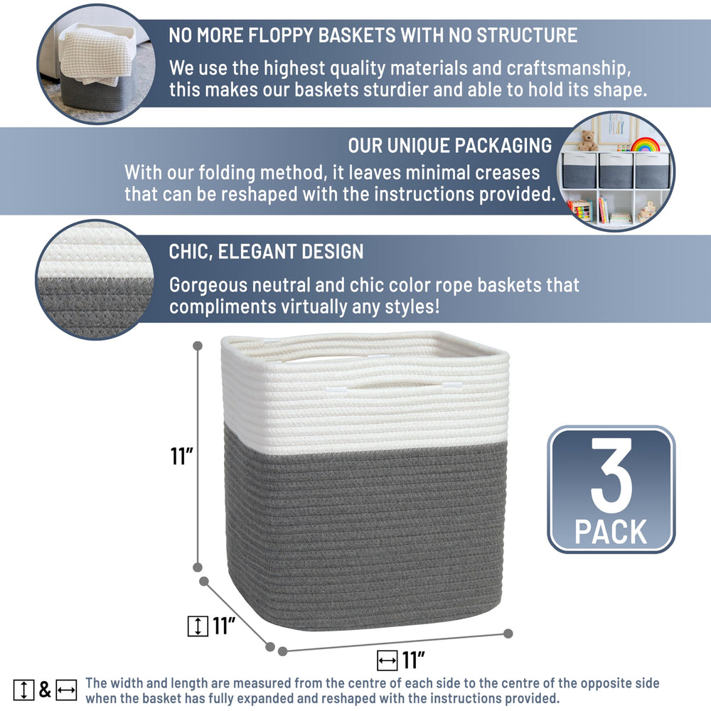 NaturalCozy basket folding method enables easy shaping for a snug fit