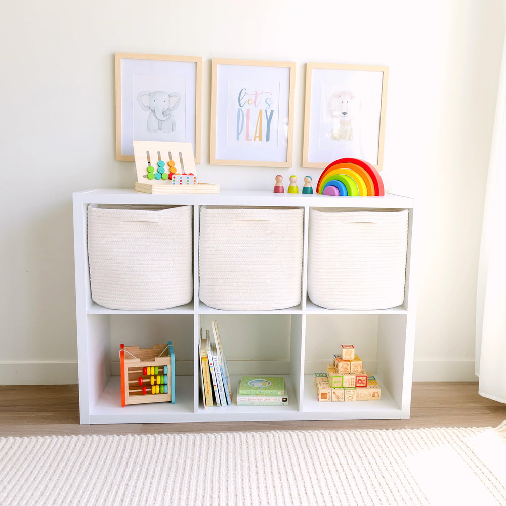 NaturalCozy 3-pack displayed on a shelf for organized storage