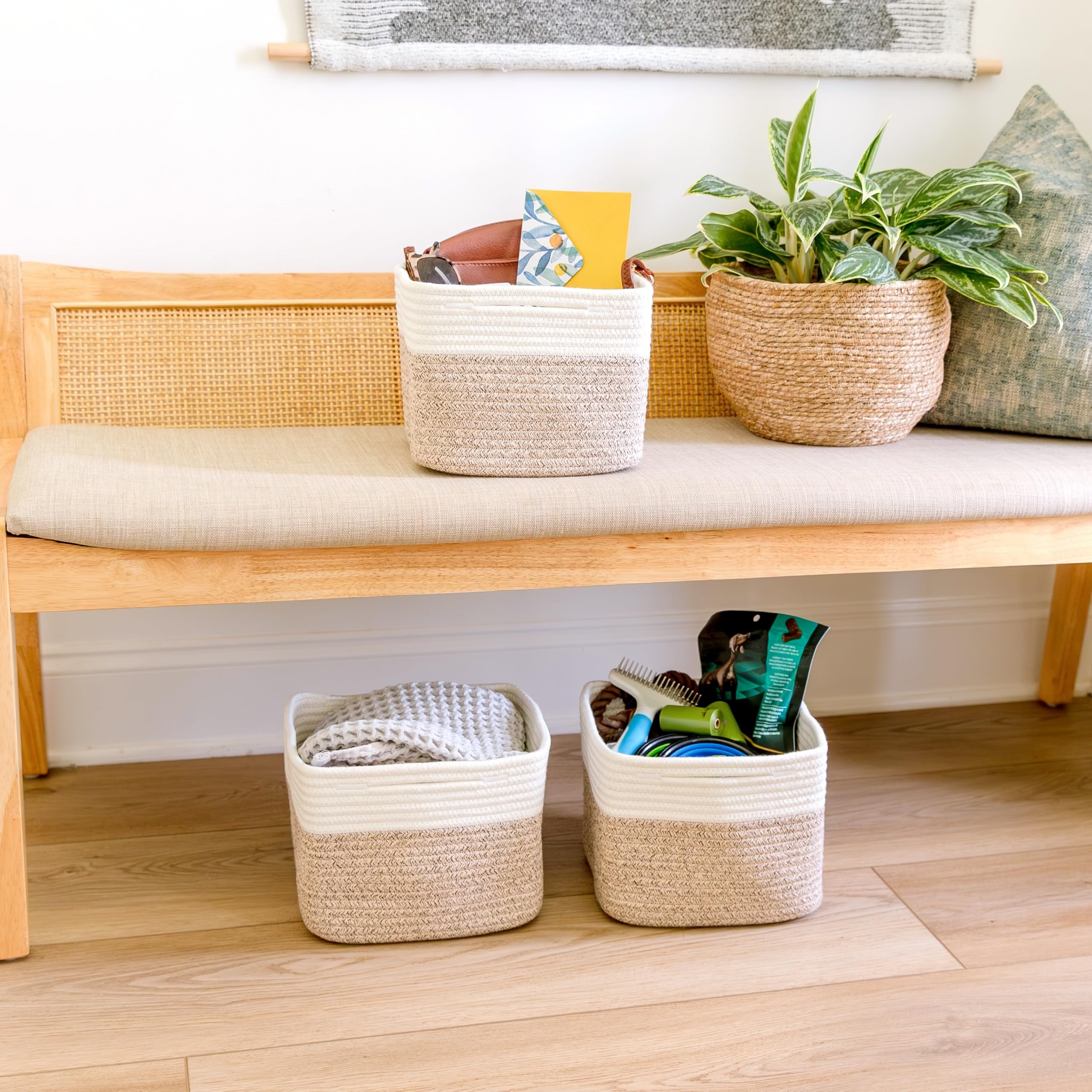 NaturalCozy bathroom closet organization fits small spaces neatly.