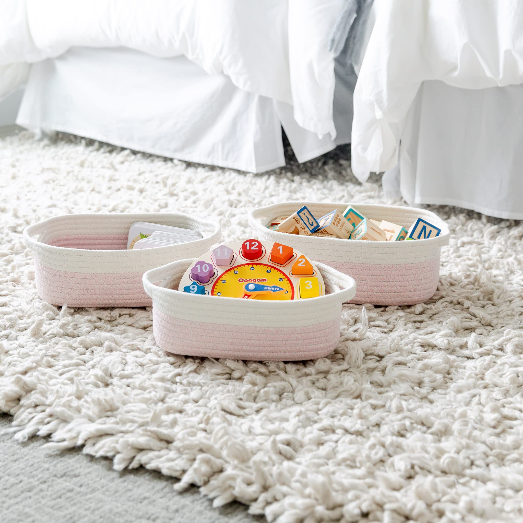 NaturalCozy dog-toy-storage basket keeps paws-and-play areas organized and clutter-free.