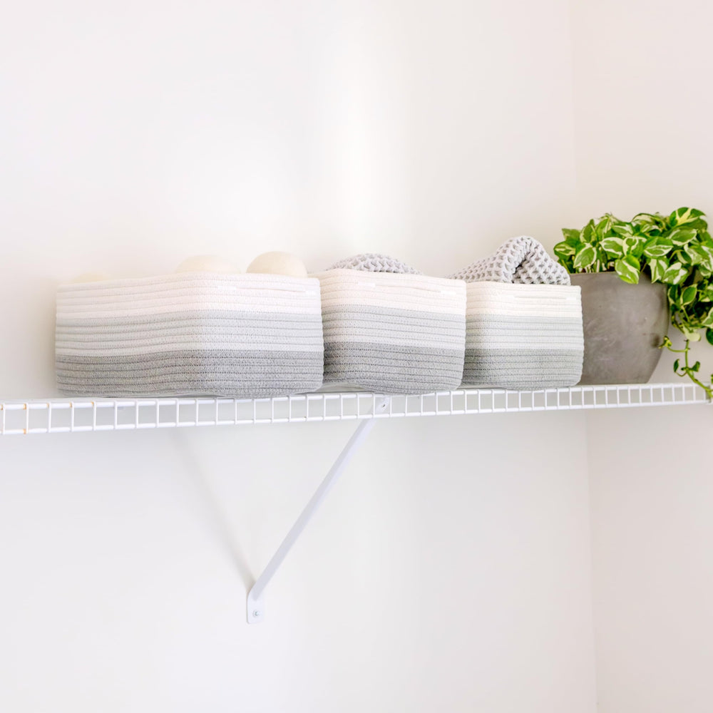 NaturalCozy easy setup with folding instructions keeps baskets crisp.