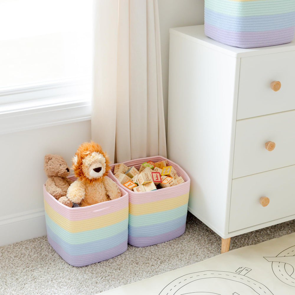 NaturalCozy hidden reinforced handles blend in while supporting heavier loads