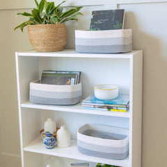 NaturalCozy hidden reinforced handles blend in for easy, heavy-load access.