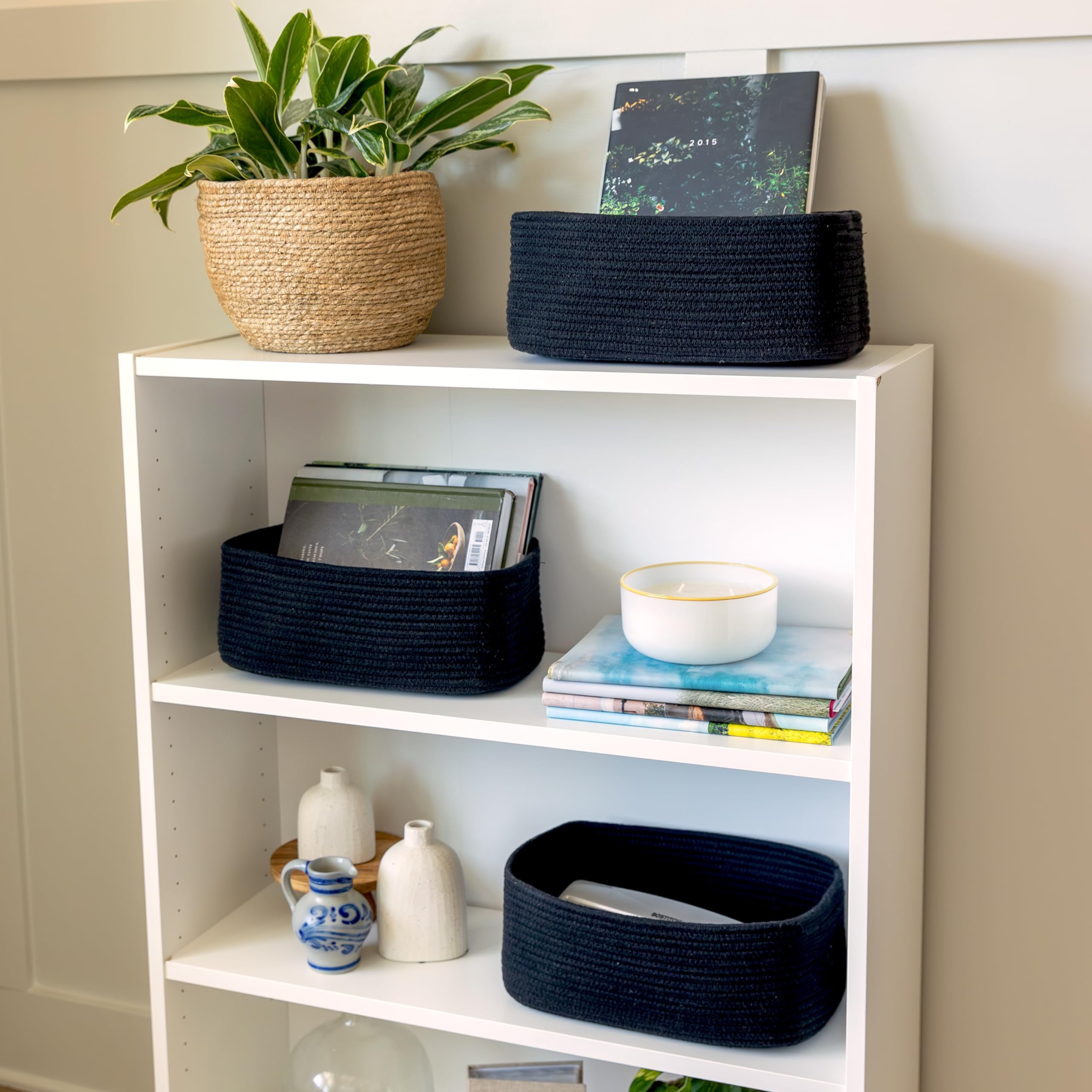 NaturalCozy hidden reinforced handles blend in while supporting heavy loads
