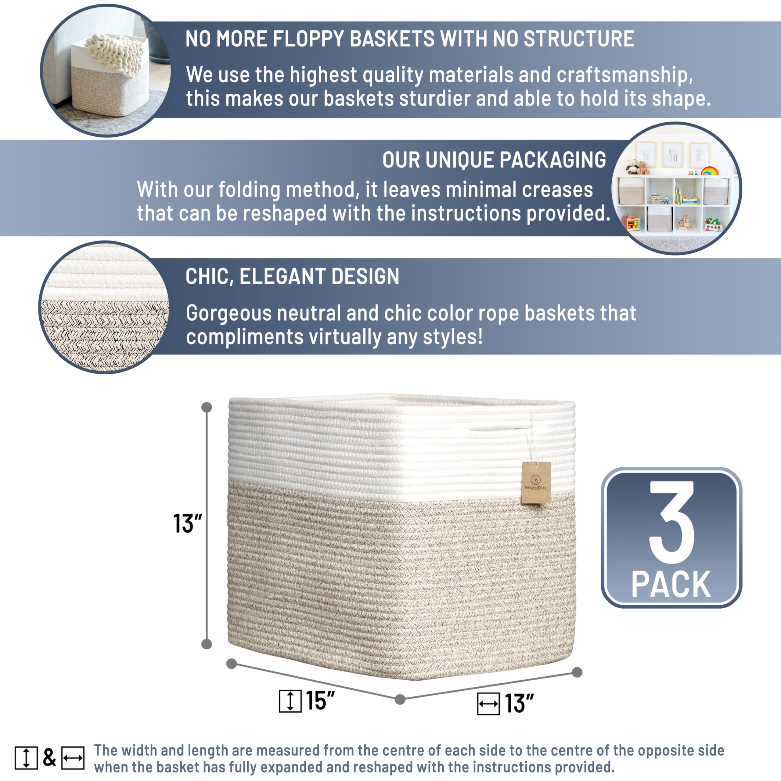 NaturalCozy kallax-bin-depth-15 features maximize shelf space.