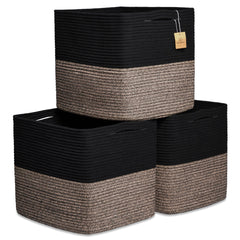 NaturalCozy Kallax bin folded-flat shows easy reshaping for clutter-free storage.