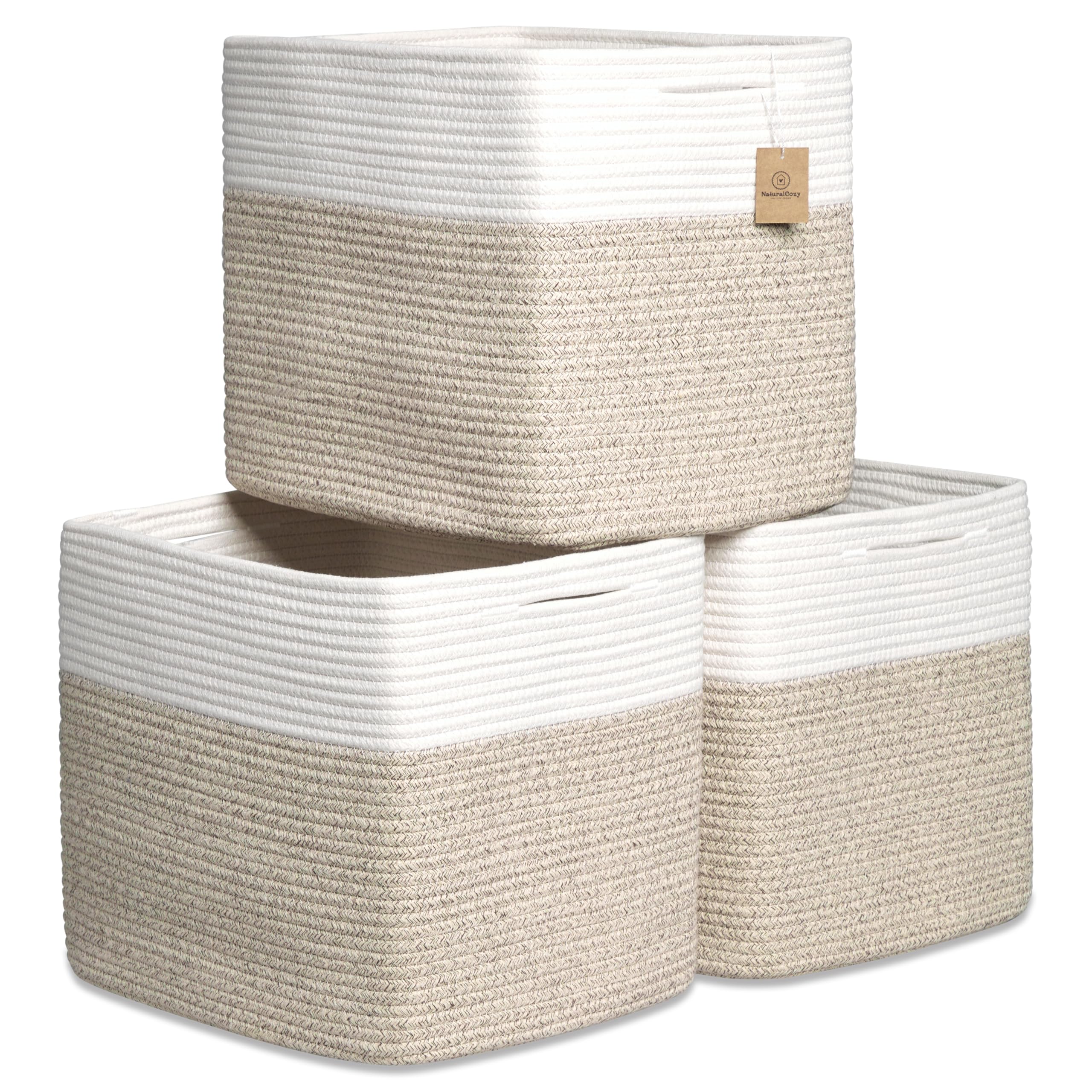 NaturalCozy kallax bin folding-ease demonstrates easy setup for tidy storage.
