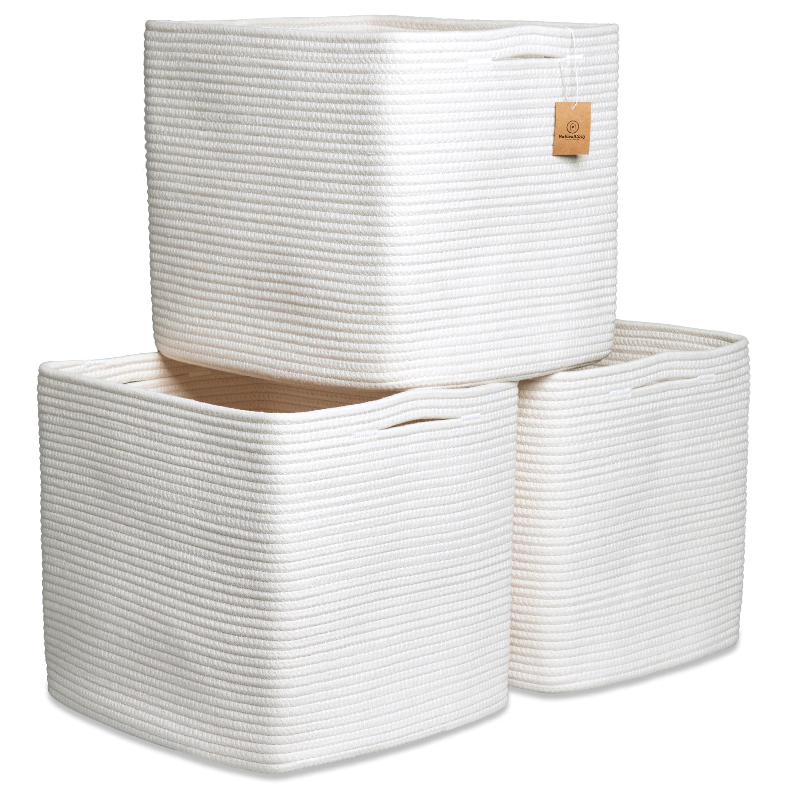 NaturalCozy kallax cubes 13x15x13 on shelf for organized toy and book storage