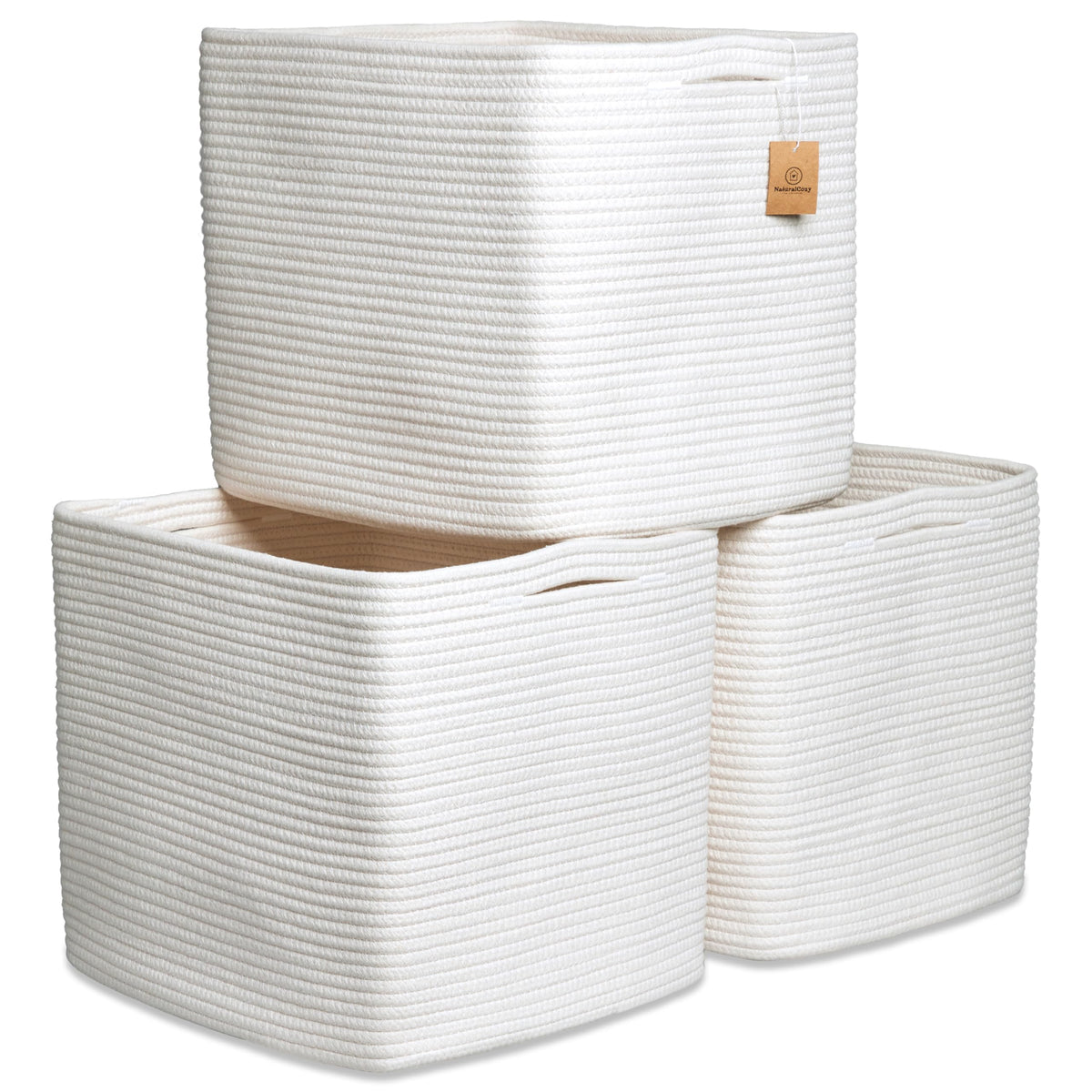 NaturalCozy kallax cubes 13x15x13 on shelf for organized toy and book storage