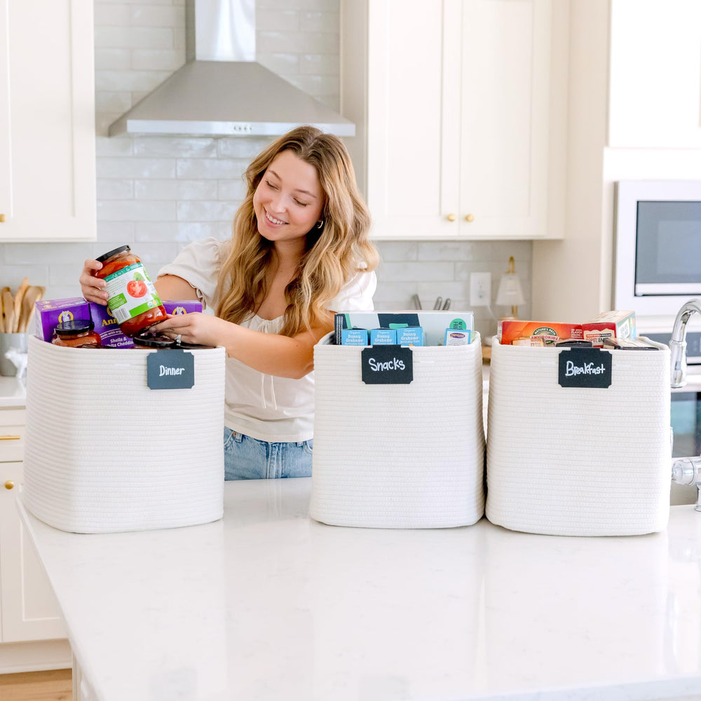 NaturalCozy kids toy bin helps tidy playroom clutter