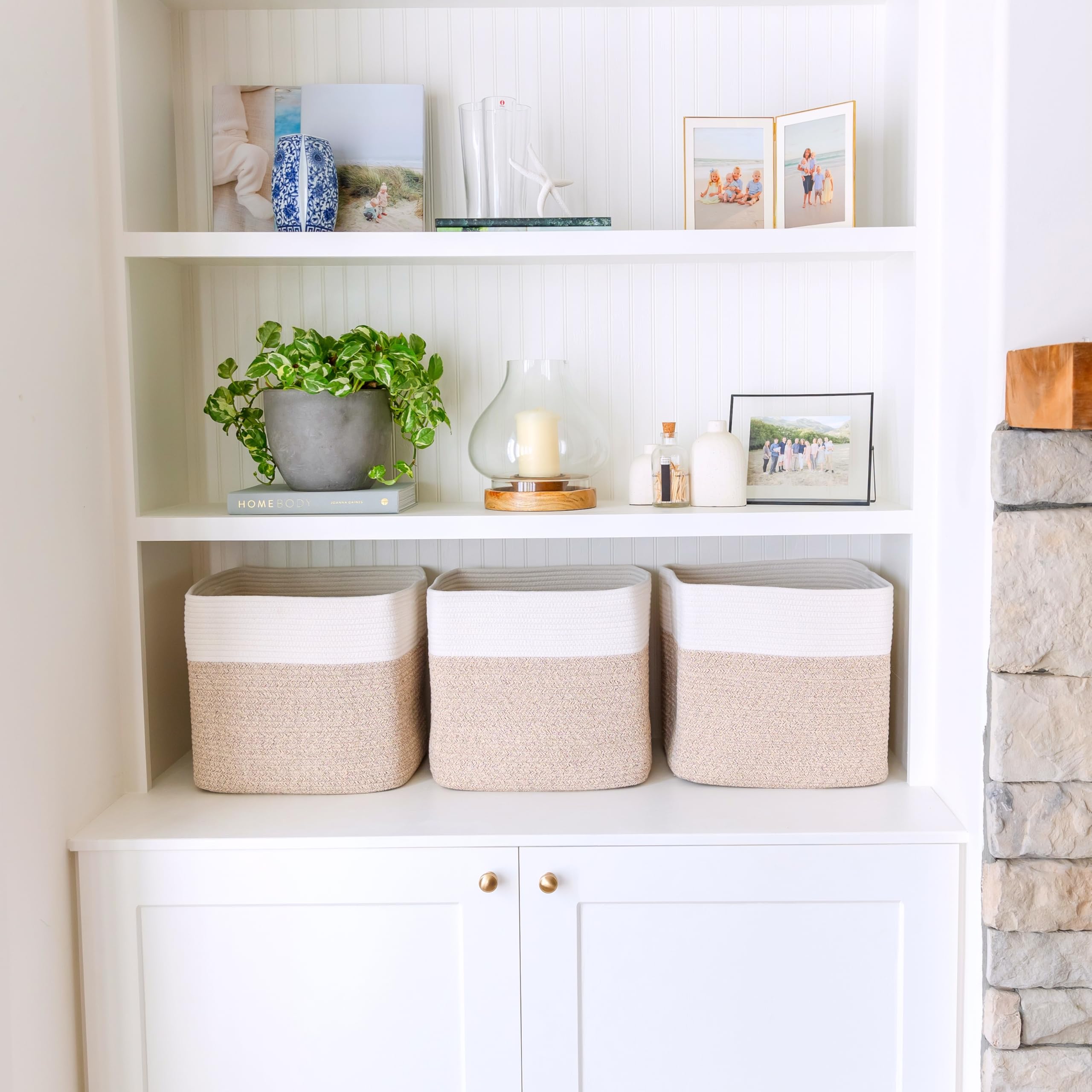 NaturalCozy nursery-toy-storage shows organized spaces for kids.