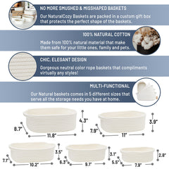 NaturalCozy largest basket demonstrates ample toy and blanket storage