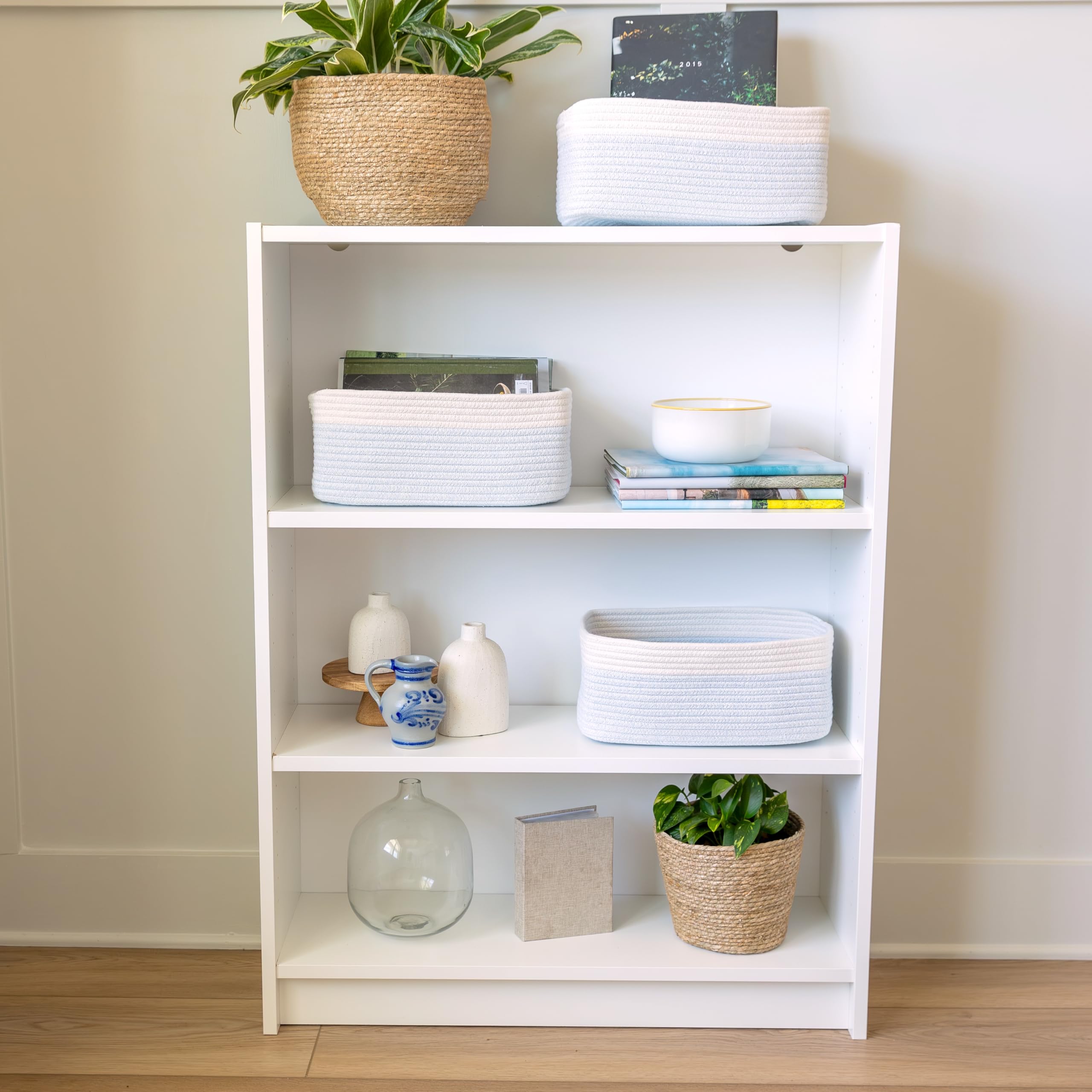 NaturalCozy nursery storage with these baskets organizes toys and blankets