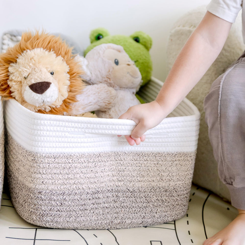 NaturalCozy storage basket size-16-8x13x7-6 provides compact, usable dimensions.
