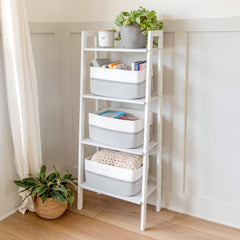 NaturalCozy storage basket hidden handles show easy lifting without visible hardware