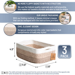 NaturalCozy storage basket in closet demonstrates space-saving toy and accessory storage.