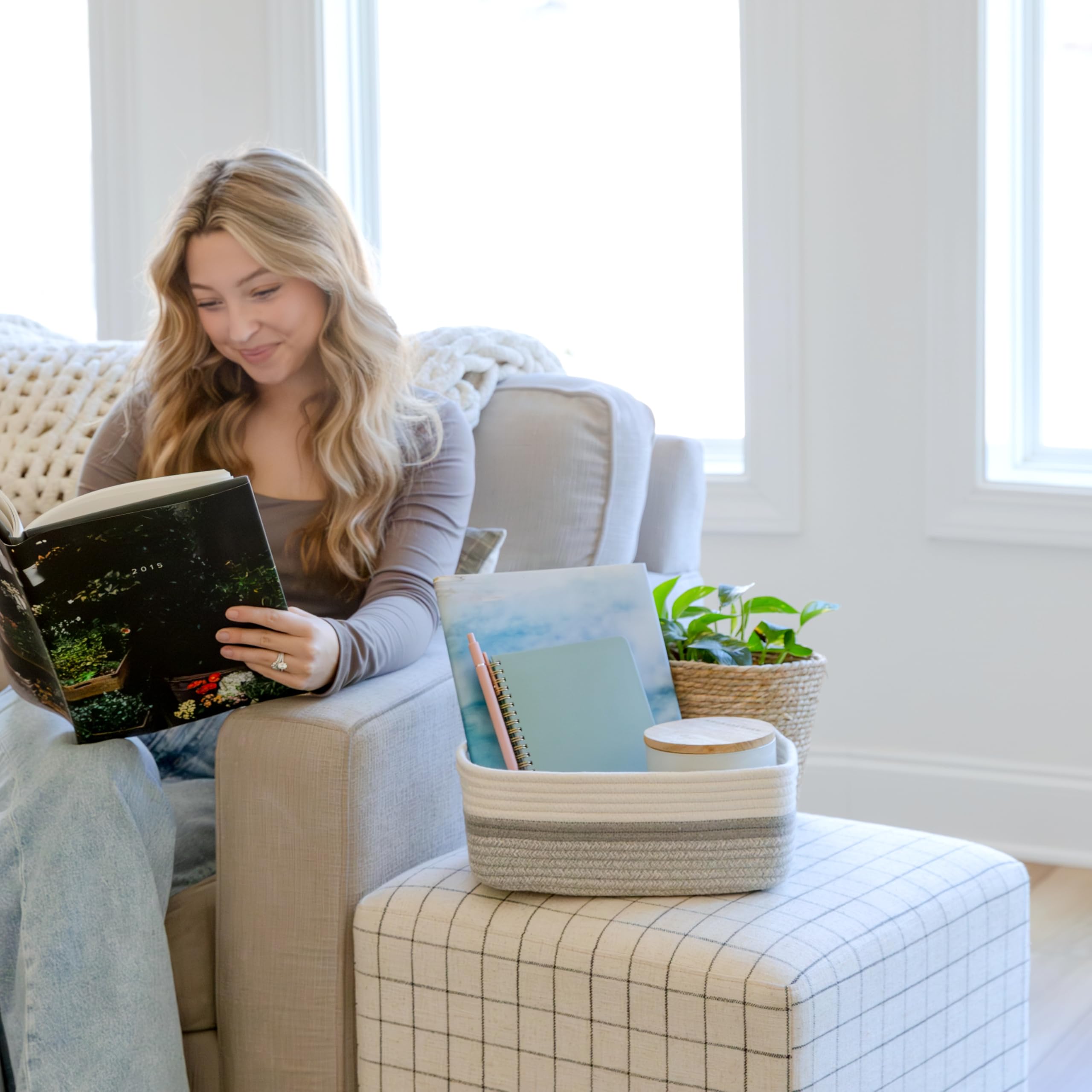 NaturalCozy nursery use showcased for tidy toy, blanket, and essential storage.