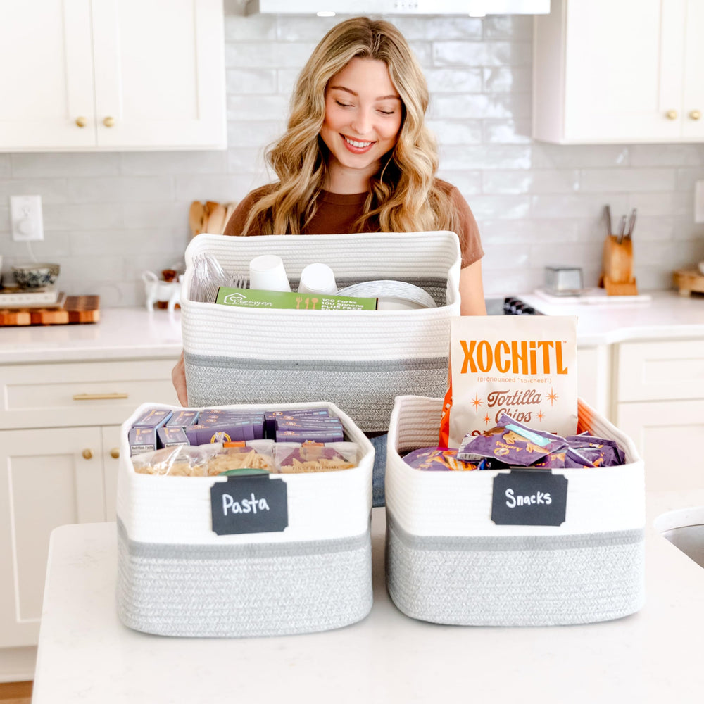 NaturalCozy storage basket toy storage scene highlights versatile kids' room organization