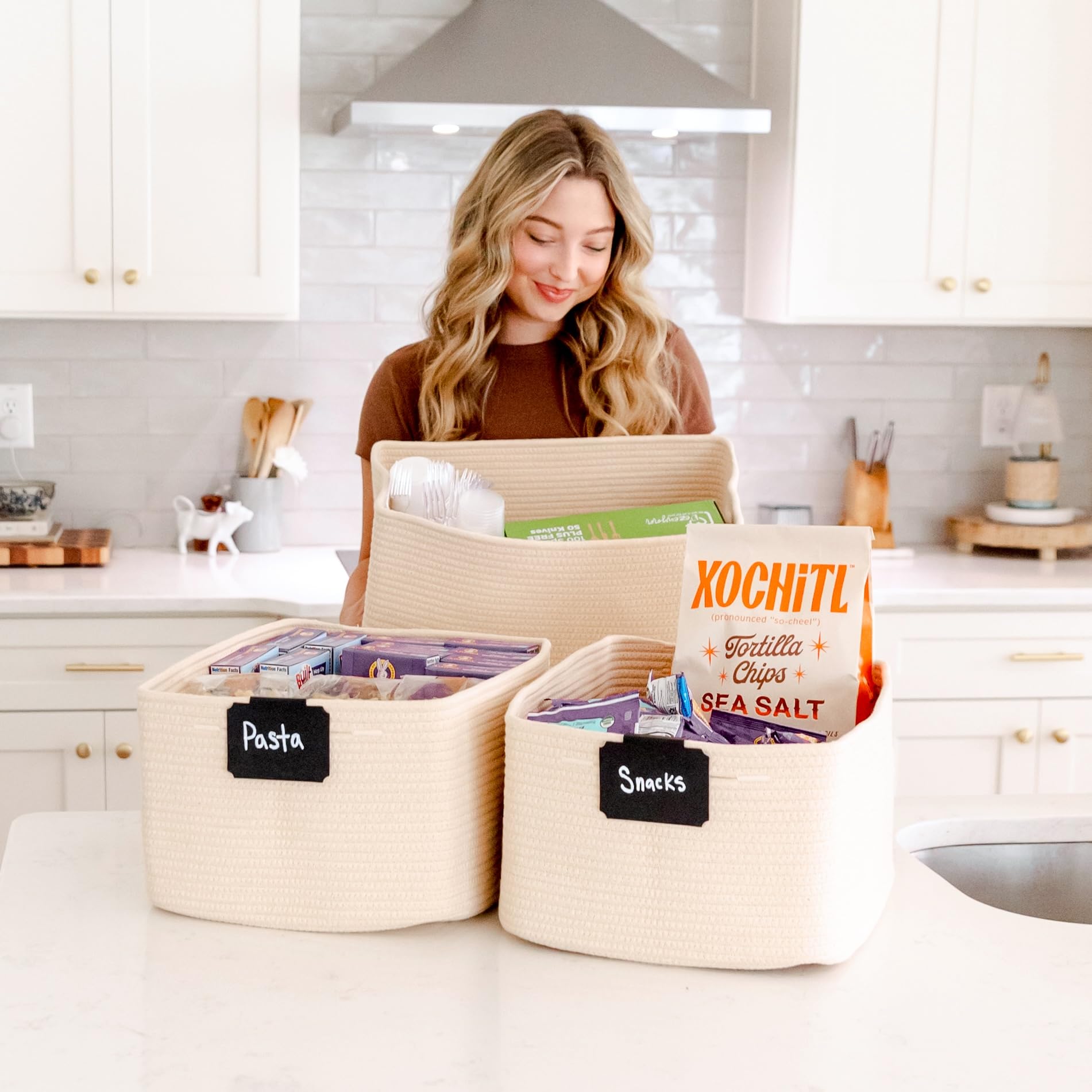 NaturalCozy storage baskets ready-to-gift packaging appealing presentation