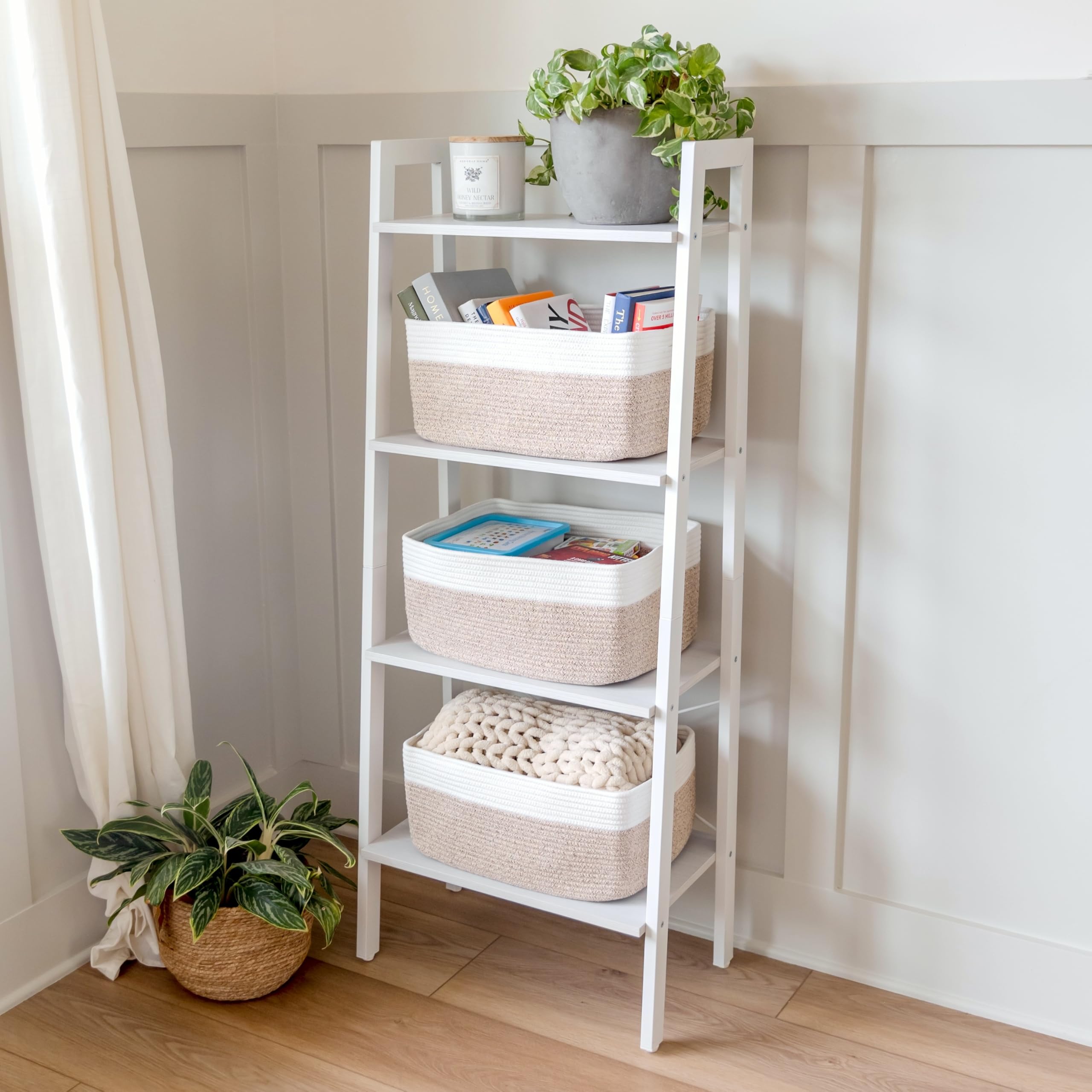 NaturalCozy storage baskets toy storage keeps kids toys organized