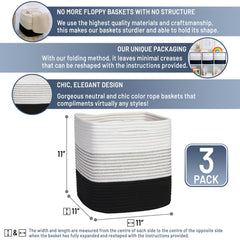 NaturalCozy 11-inch storage cube compared to space on shelf