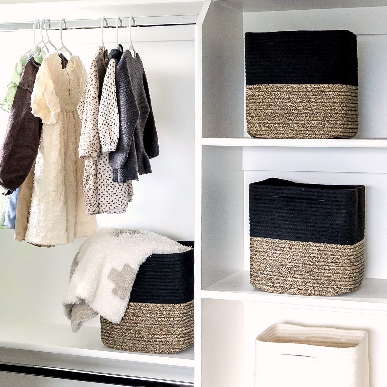 NaturalCozy Storage Cubes ready-to-gift packaging on display.