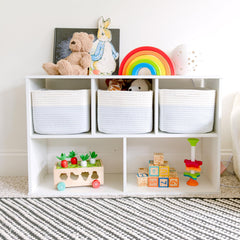 NaturalCozy cotton rope detail highlights sturdy, durable daily-use material.