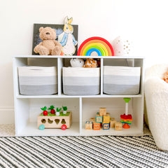 NaturalCozy Storage Cubes provide extra-space ideal for blankets and toys