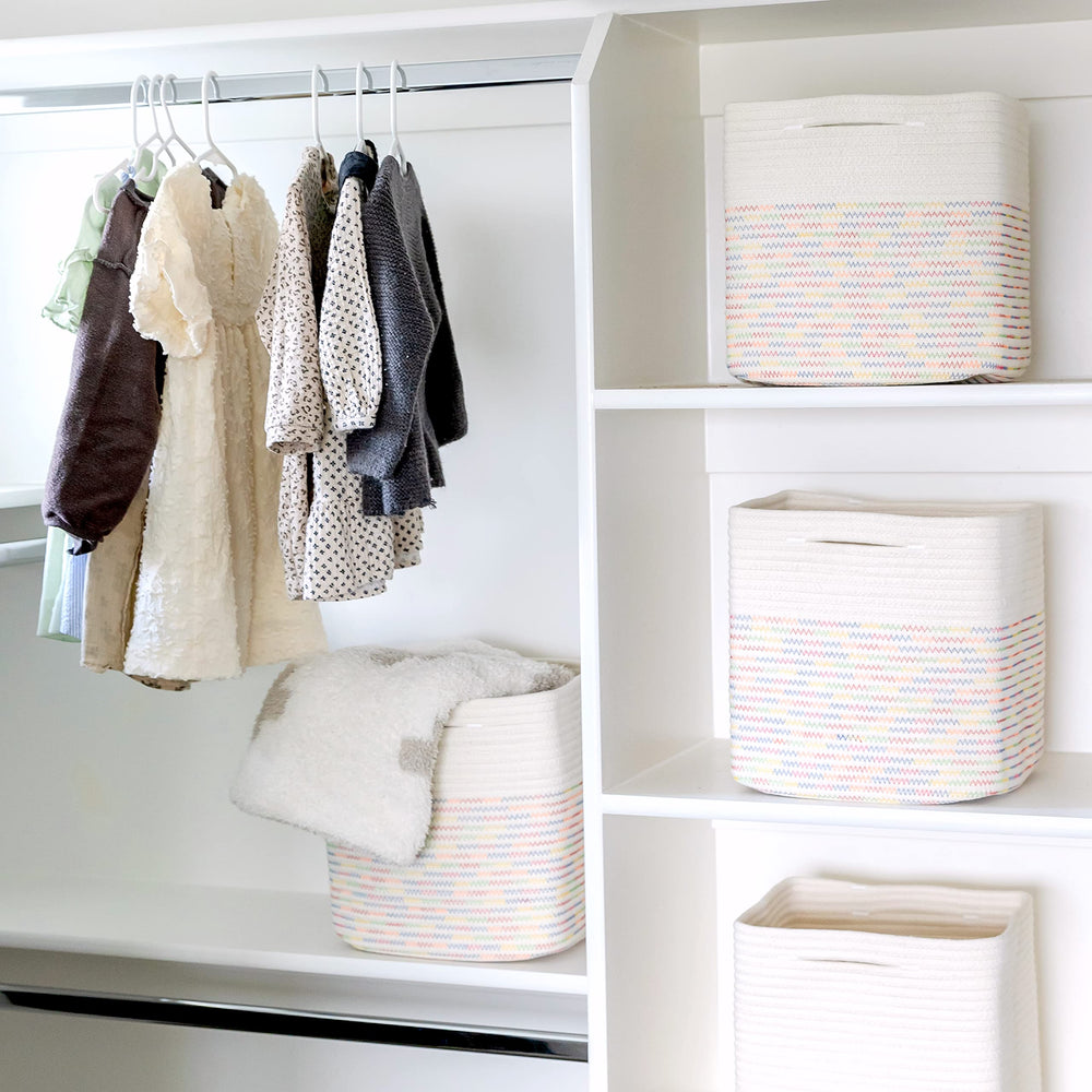 NaturalCozy toy bin kids room organization aids playtime cleanup and easy access