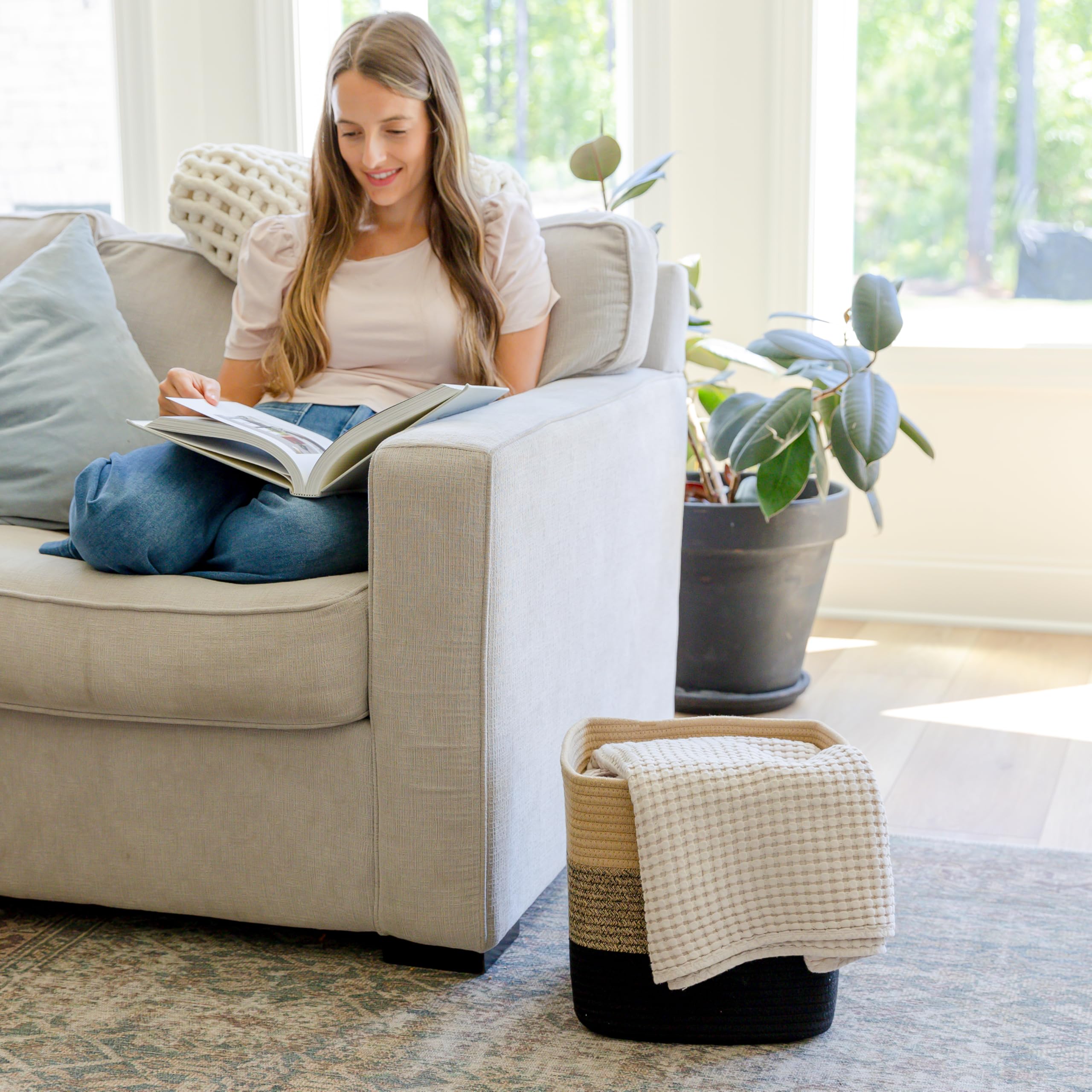 NaturalCozy toy bin kids-room shows durable, safe organization for playtime and cleanup