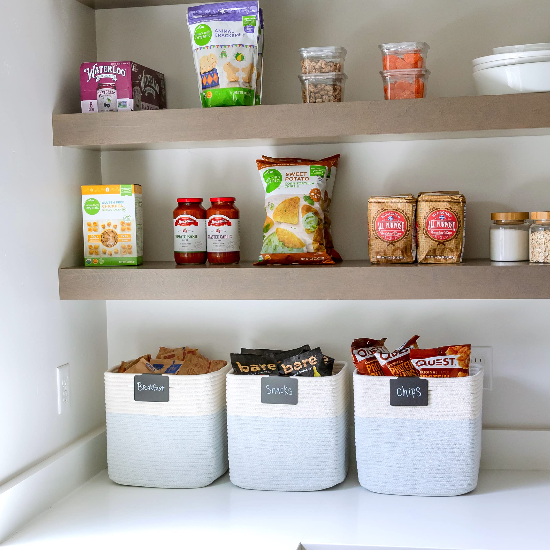 NaturalCozy toy-bin organization in kids' room promotes tidy playtime.