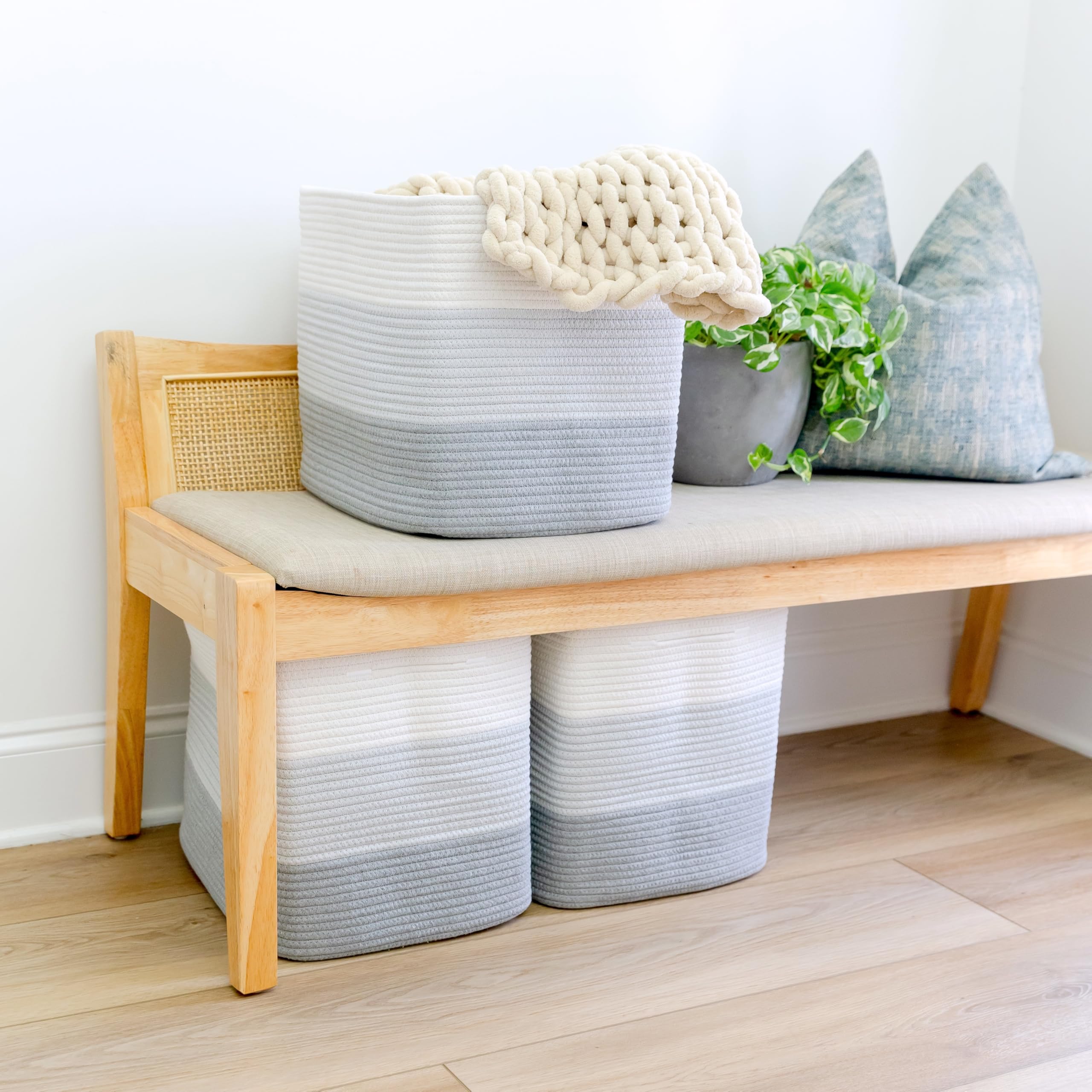NaturalCozy toy organization on shelves keeps rooms tidy and accessible.