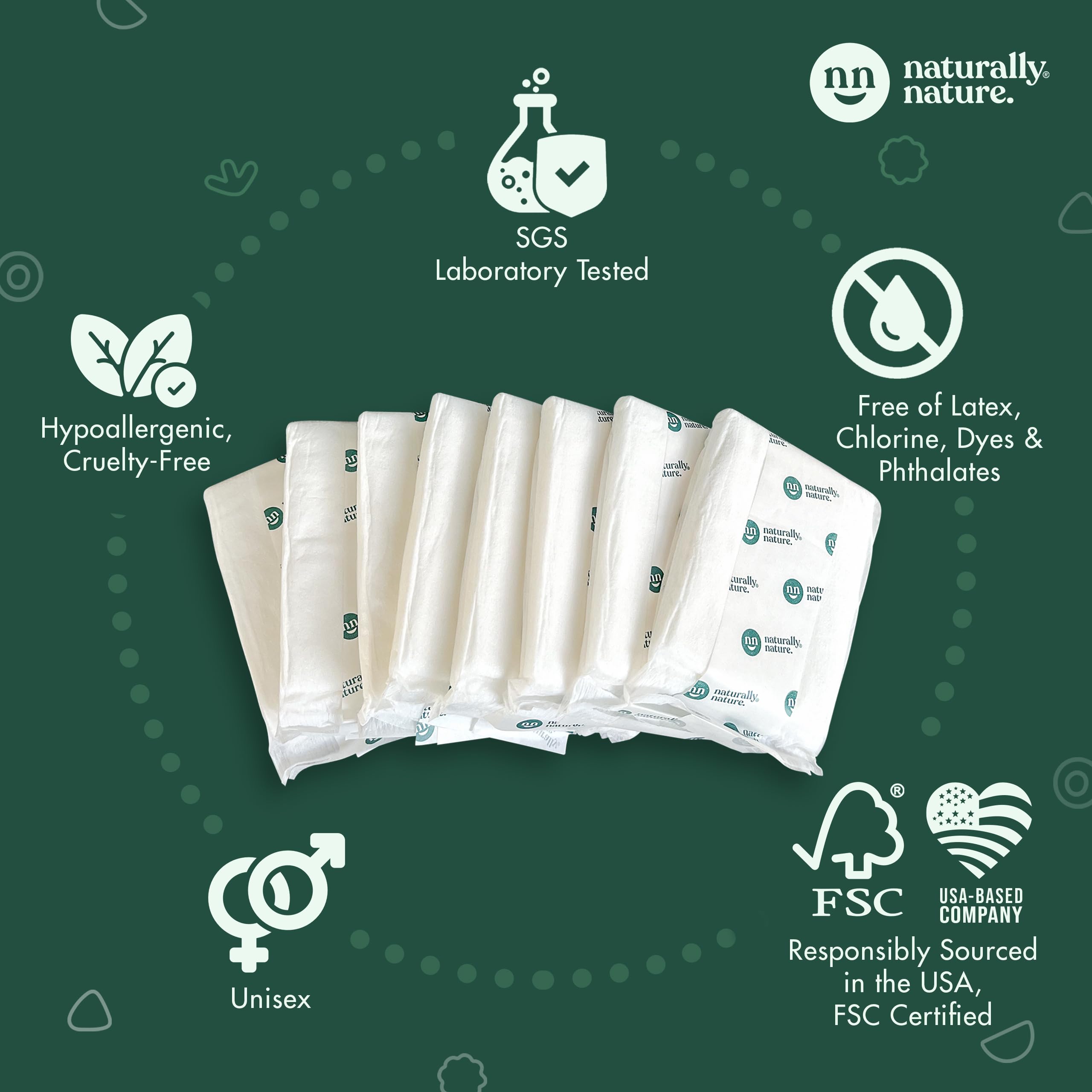Naturally Nature Diaper Pad Insert In Use shows easy placement with quiet protection.