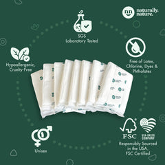Naturally Nature Diaper Pad Insert In Use shows easy placement with quiet protection.