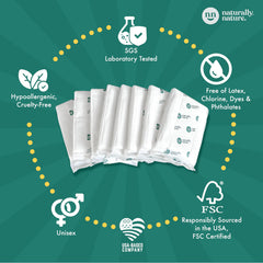 Naturally Nature potty-training pad-absorbency-boost provides reliable protection for longer wear.