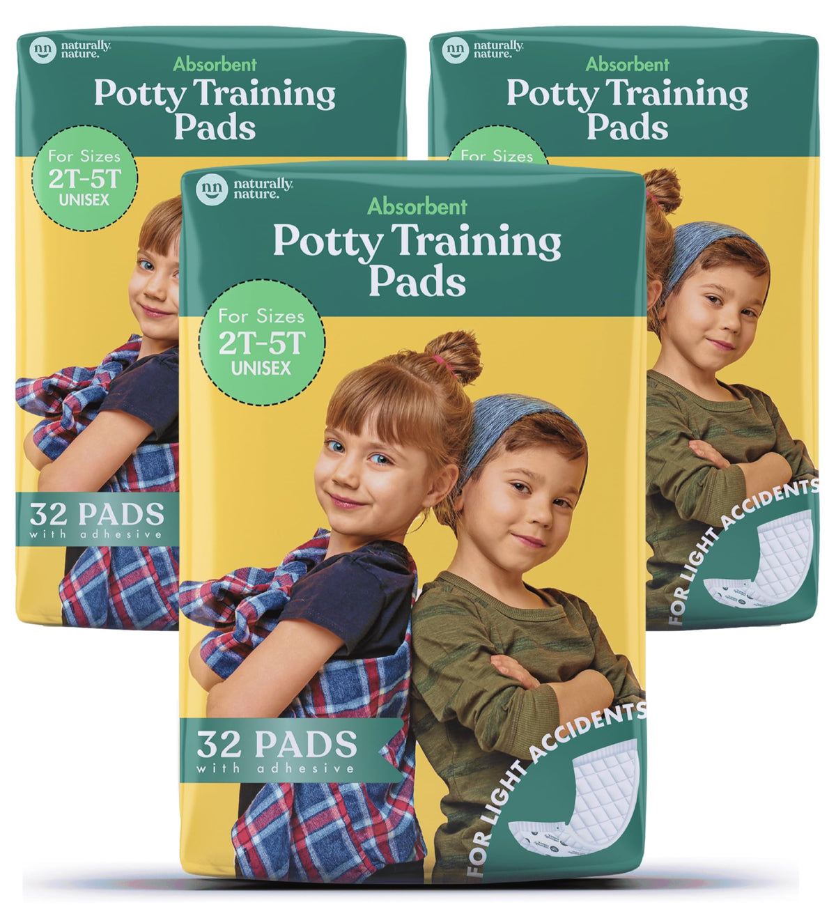 Naturally Nature potty-training pad discreet-fit-underwear for confident protection on the go.