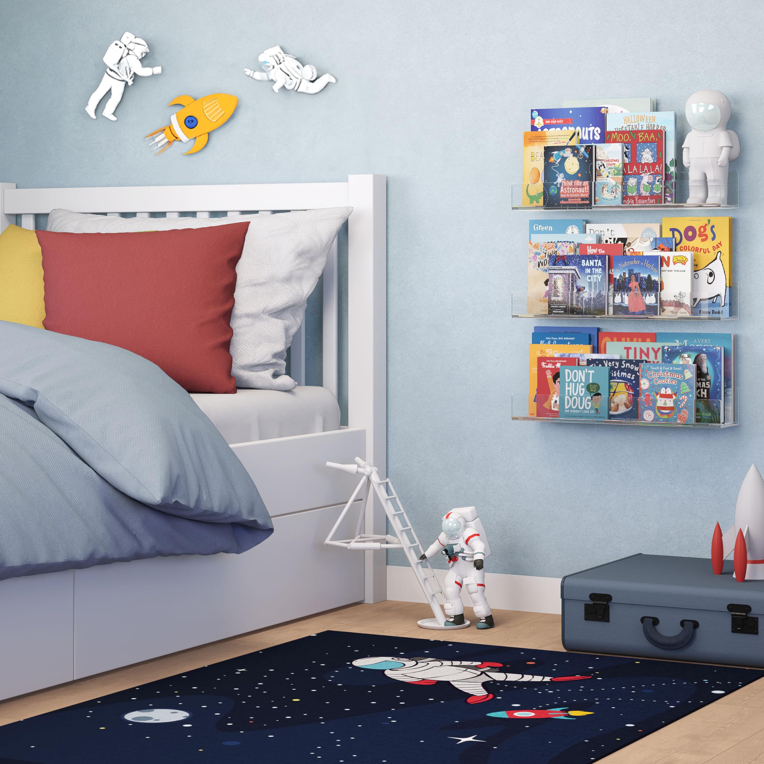 Nature Supplies clear acrylic shelves material durable highlights long-lasting modern storage