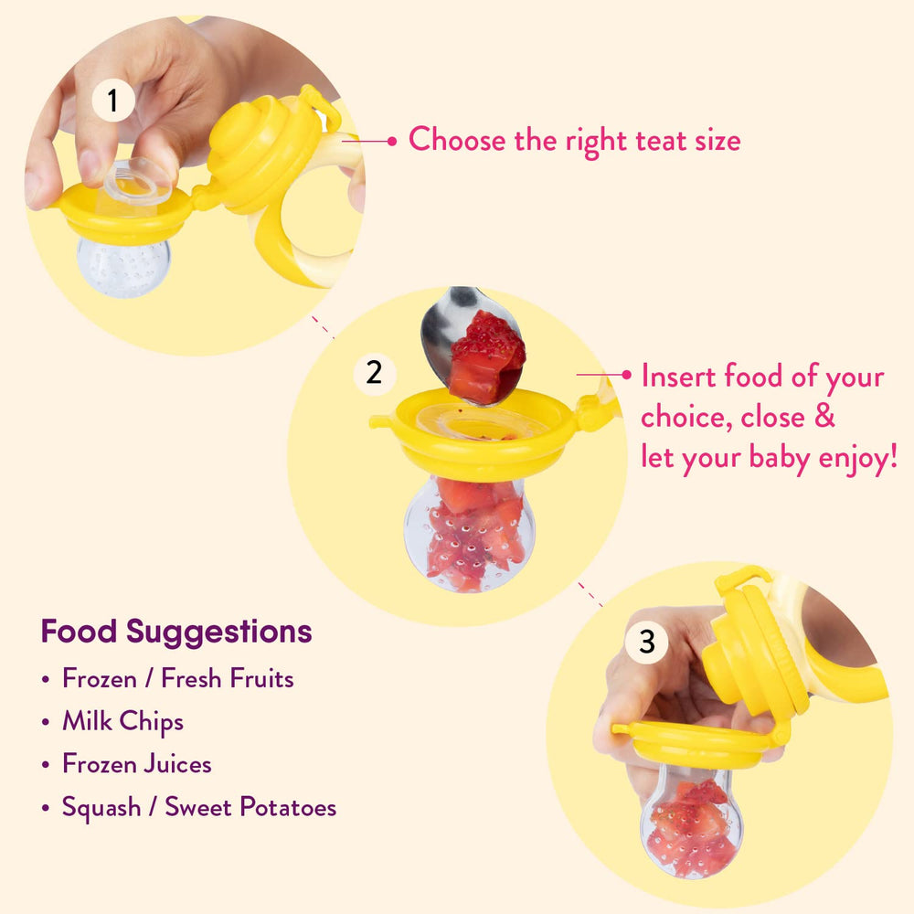 NatureBond feeder in appetizing colors appealing to babies during meals.