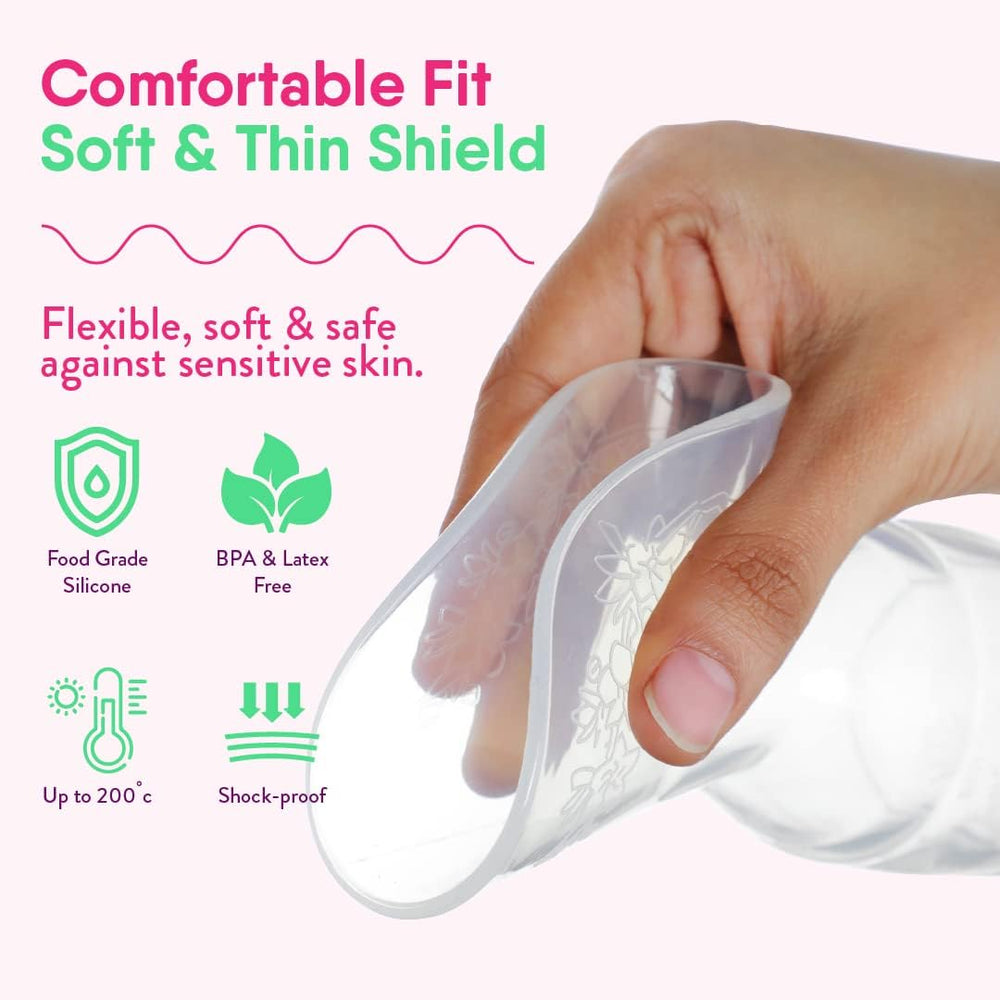 NatureBond silicone stopper seals the cup to prevent spills during storage.