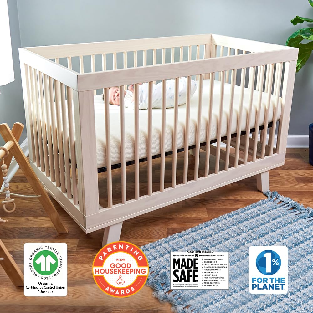 Naturepedic reinforced border rods enhance edge support for safety.