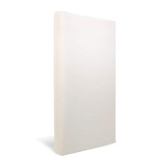 Naturepedic protector pad demonstrates easy-clean waterproof surface for spills and messes