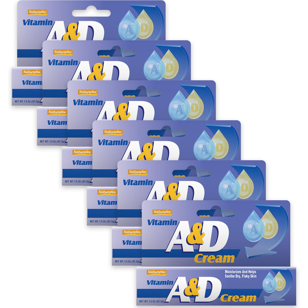 Natureplex A&D Cream made in USA seal and product details