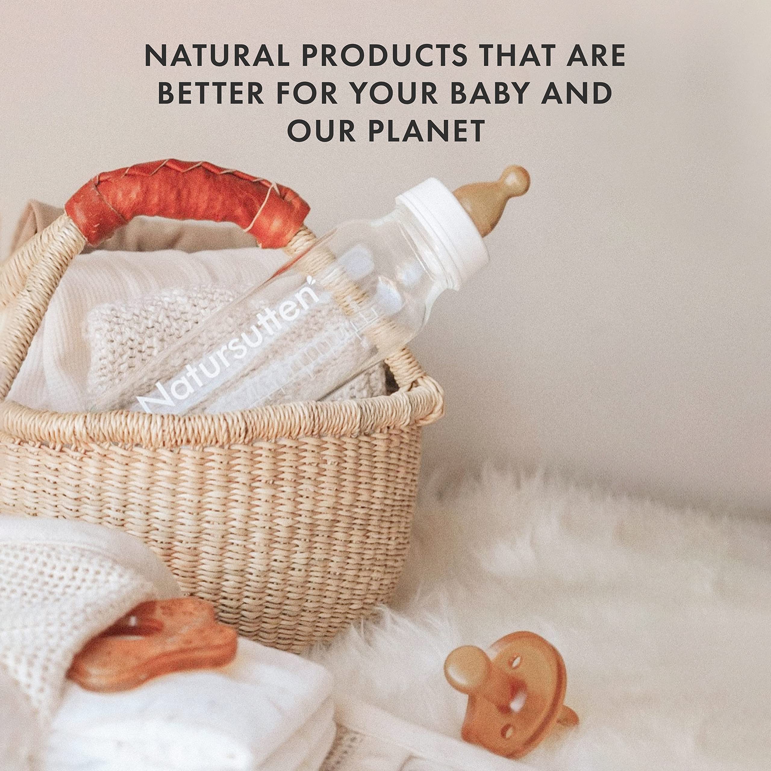 Natursutten two-bottle set packaging for newborn-ready feeding.